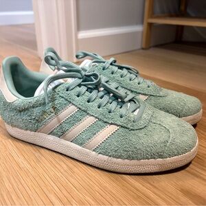 adidas Mint Green Suede Casual Sneakers